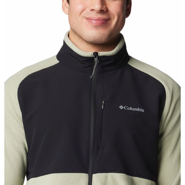 Polar męski Sage Peak Full Zip Fleece Columbia - Safari, Black