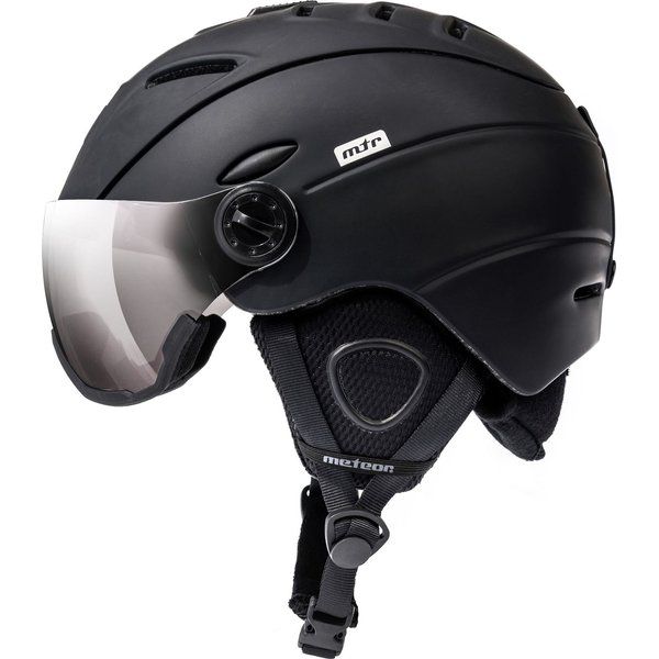Kask narciarski z szybą Holo Meteor - czarny