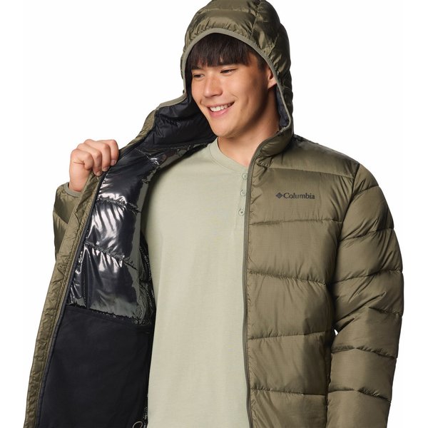 Kurtka puchowa męska Fivemile Butte II Hooded Columbia - Stone Green