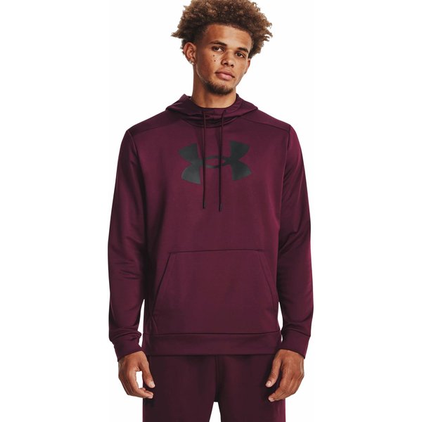 Bluza męska Fleece Big Logo HD Under Armour - bordowa