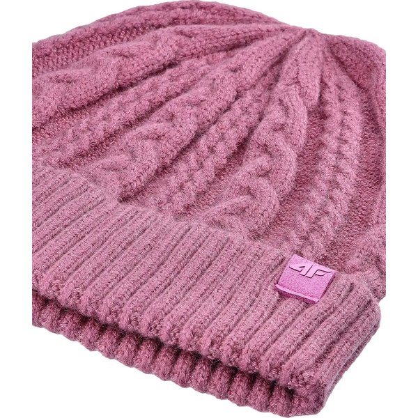 Czapka ACAPF457 4F - ciemny róż