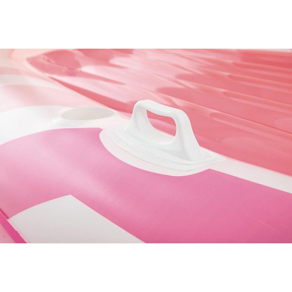 Materac do pływania z daszkiem 244x119x97cm Intex