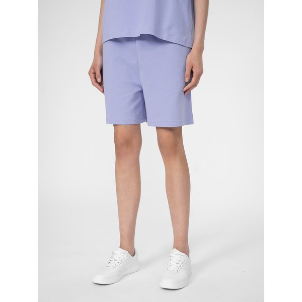Spodenki damskie 4FSS23TSHOF071 4F - jasny fiolet