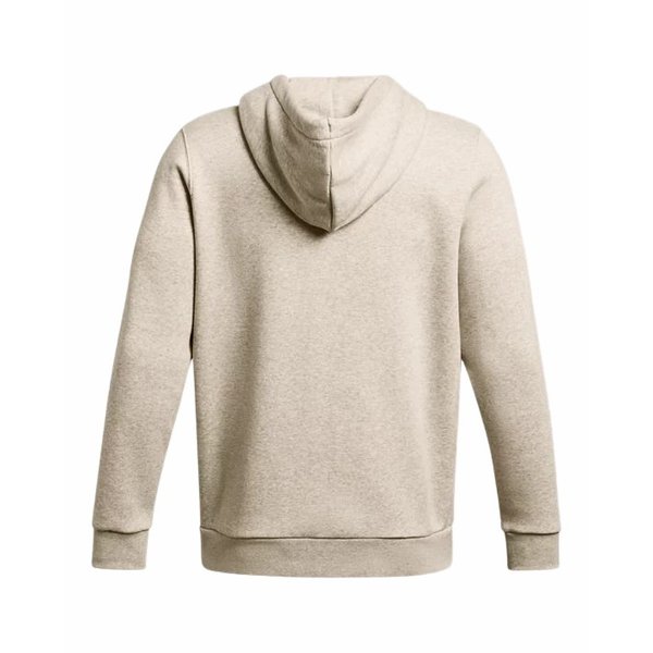 Bluza męska Essential Fleece FZ Hood Under Armour - beżowa