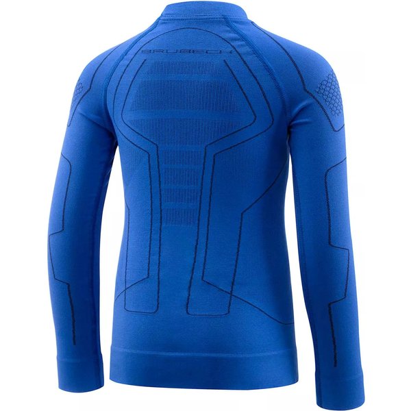 Koszulka termoaktywna juniorska Thermo Kids Brubeck - niebieski/ciemnoniebieski