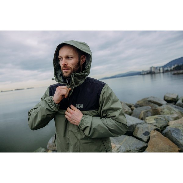 Kurtka męska Vancouver Rain Helly Hansen - orange peel
