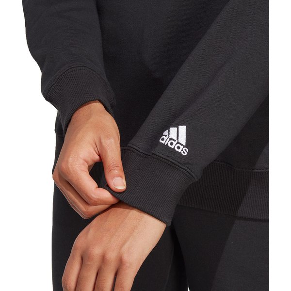 Bluza damska Essentials Linear French Terry Adidas - czarny