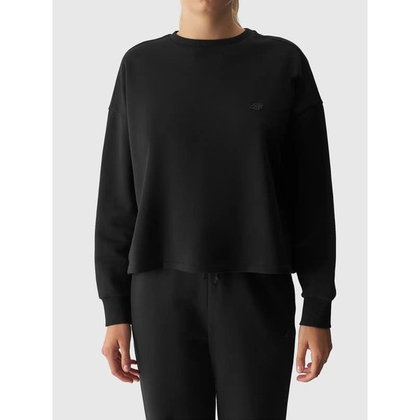 Bluza damska TSWSF1305 4F - głęboka czerń