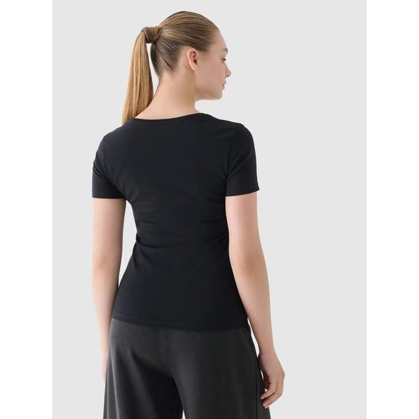 Koszulka damska 4FWMM00TTSHF1846 4F - głęboka czerń