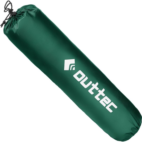 Mata samopompująca z poduszką Naps 193x68x3,5cm Outtec - zielona