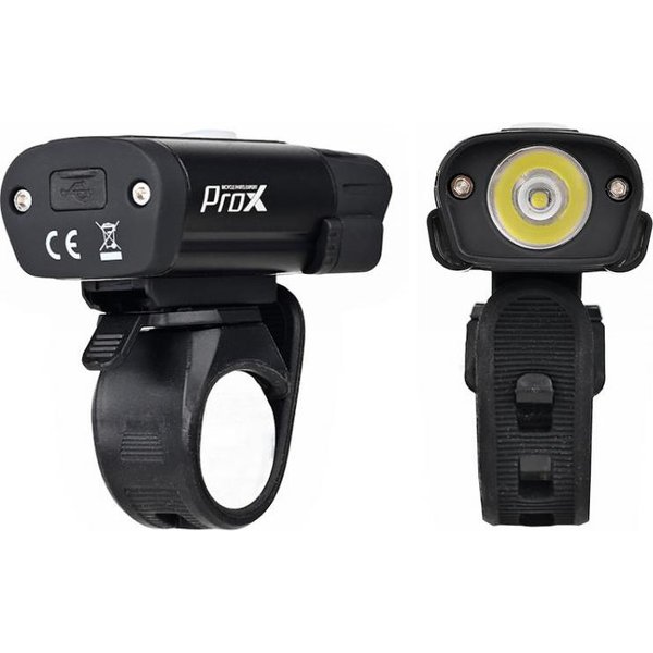 Lampa rowerowa przednia Hydra II 400lm, 1100mAh USB-C Prox