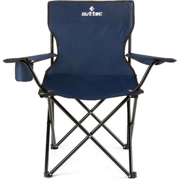 Krzesło turystyczne składane Outtec - Granatowe
