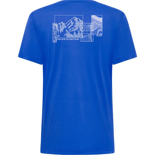 Koszulka męska Vonnan Graphic Jack Wolfskin - vibrant blue