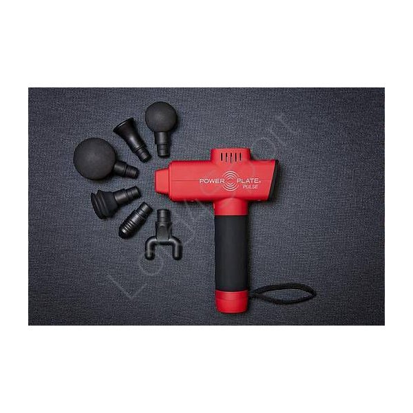 Pistolet do masażu Pulse Matte Power Plate - czerwony