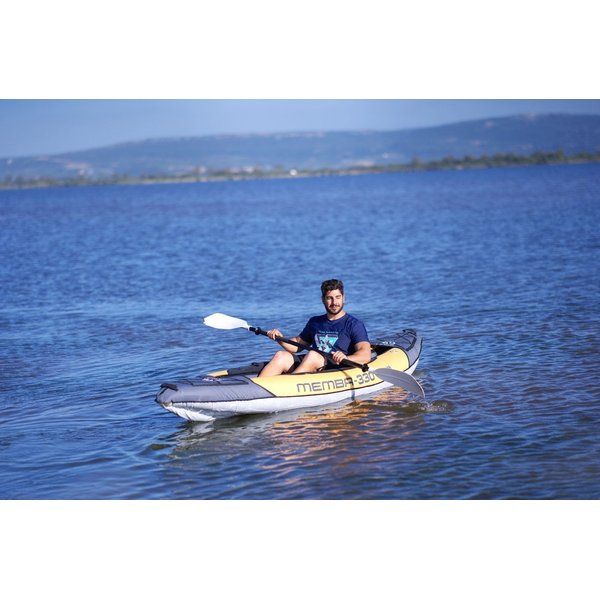 Kajak dmuchany 1-osobowy z akcesoriami Memba 330x90cm Aqua Marina