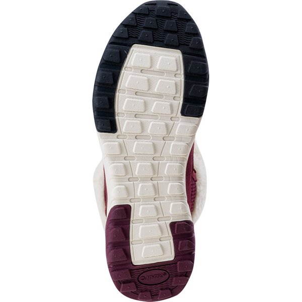 Buty, śniegowce Mestia Mid WP Wo's Hi-Tec - Dark Rose/Watermelon Red/Beige