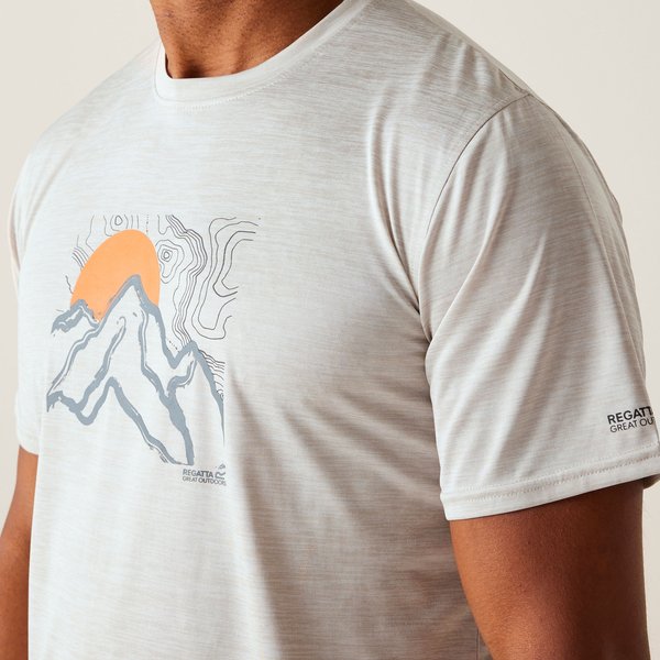 Koszulka męska Fingal IX Regatta - biały