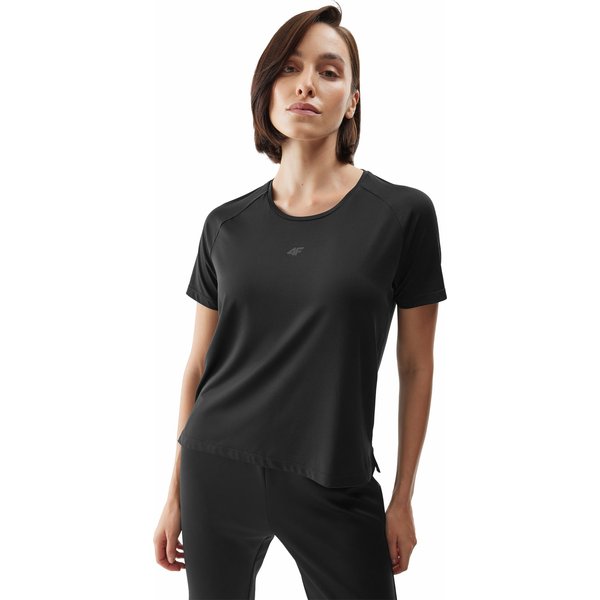 Koszulka damska 4FAW23TFTSF428 4F - głęboka czerń