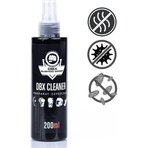 Środek czyszczący do tkanin, odświeżacz do sprzętu sportowego DBX Cleaner 200 ml Bushido