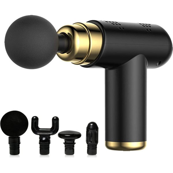 Pistolet do masażu wibracyjny z wymiennymi końcówkami