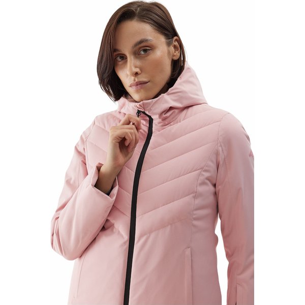 Kurtka narciarska damska 4FAW23TJACF122 4F - jasny róż