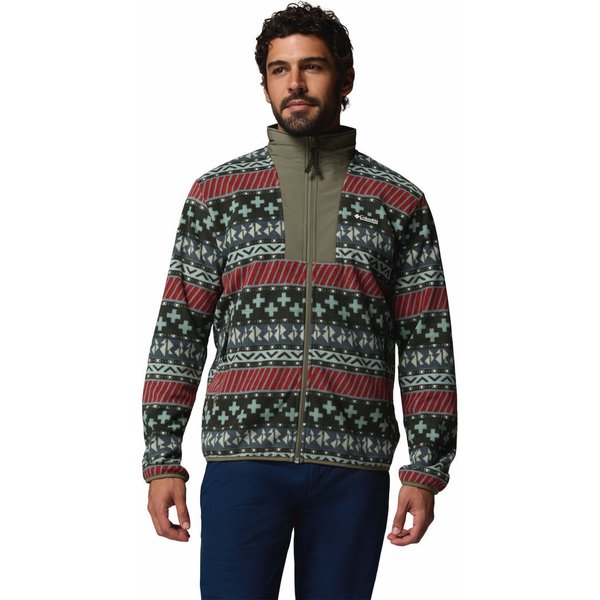 Polar męski Sequoia Grove™ II Printed Fleece Jacket Columbia - greenscape wiza