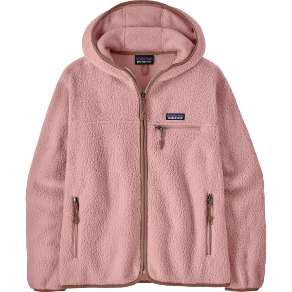 Bluza damska z kapturem W's Retro Pile Hoody Patagonia - Fuzzy Mauve