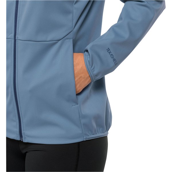 Kurtka damska Feldberg Hoody Jack Wolfskin - niebieska