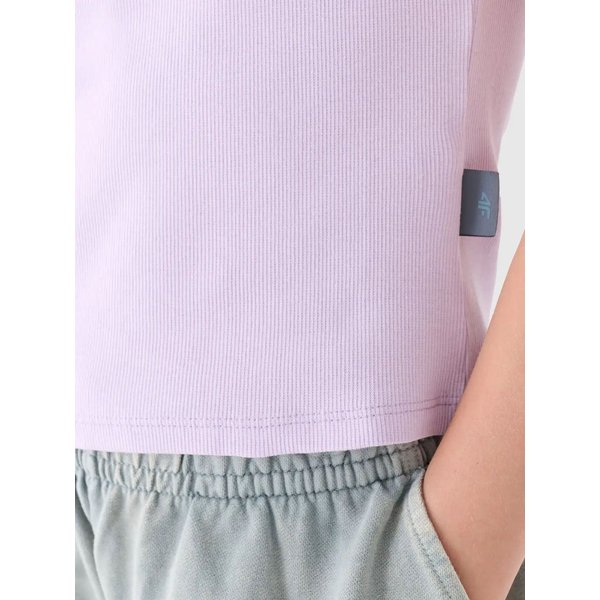 Bezrękawnik dziewczęcy TSLEF111 4F - jasny fiolet
