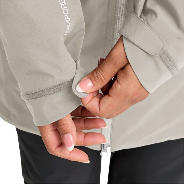 Płaszcz puchowy damski Heidelstein Jack Wolfskin - pale sand