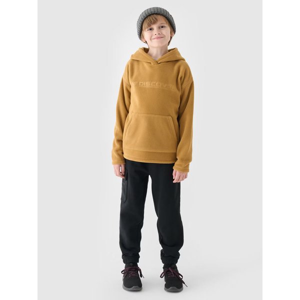 Bluza polarowa chłopięca TFLEM213 4F - złoty