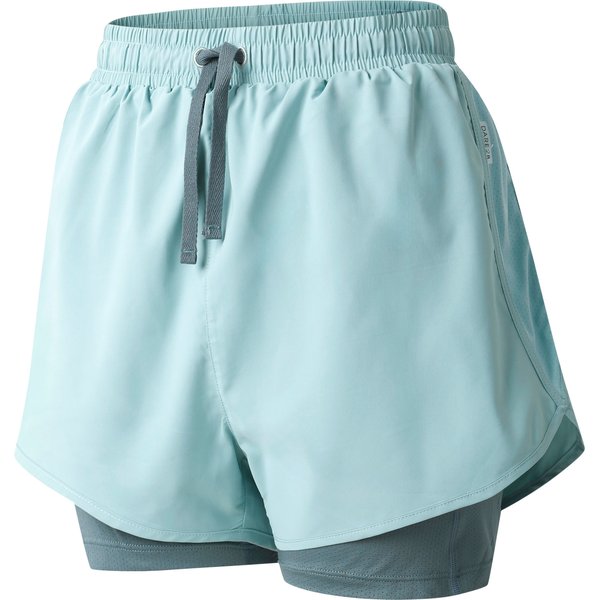 Spodenki damskie Sprint Up II 2w1 Dare2B - Aquifr/ElGrey