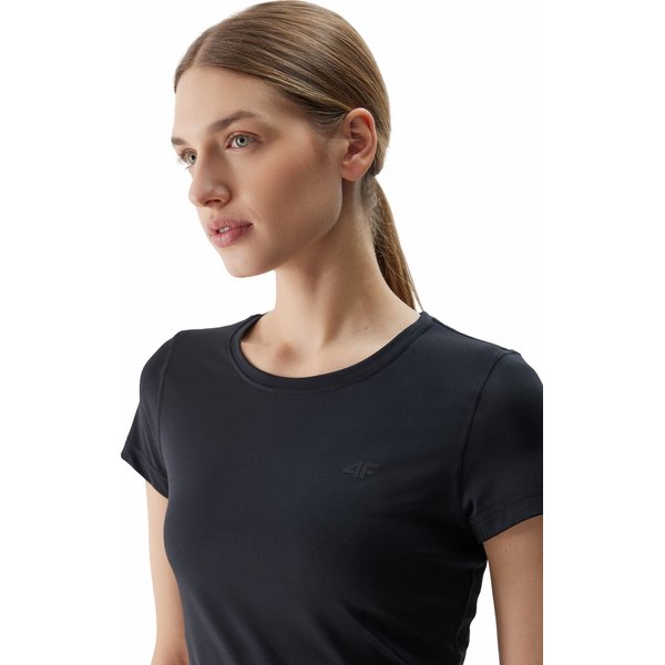 Koszulka damska 4FWSS24TFTSF604 4F - czarny