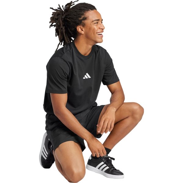 Koszulka męska Essentials Small Logo Adidas - black