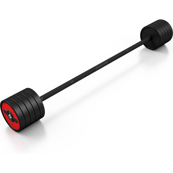 Sztanga gumowana prosta 45kg Marbo Sport