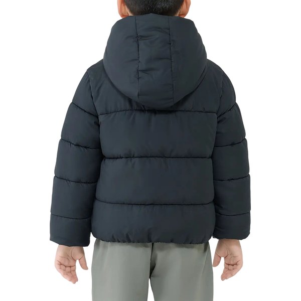 Kurtka puchowa chłopięca TDJAM620 4F - głęboka czerń