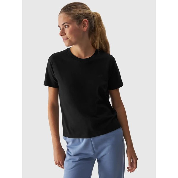 Koszulka damska TTSHF1650 4F - głęboka czerń