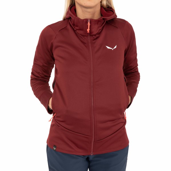 Bluza damska Puez Polarlite Salewa - syrah