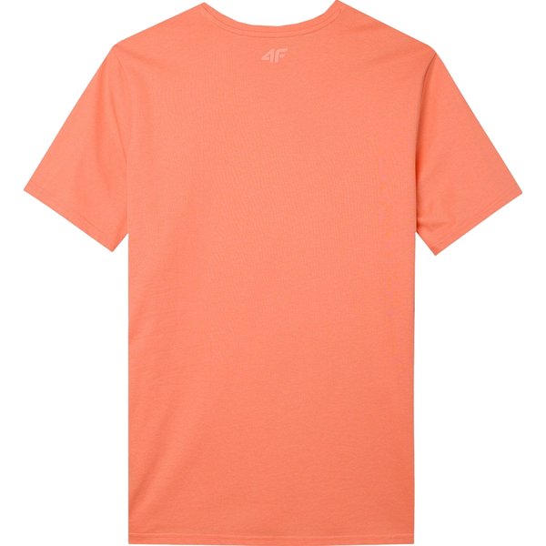Koszulka męska 4FWSS24TTSHM1288 4F - pomarańcz