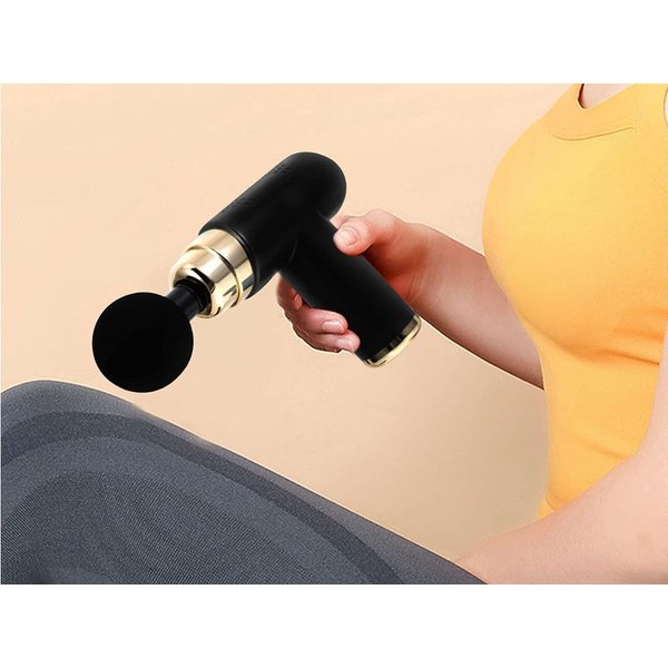 Pistolet do masażu wibracyjny z wymiennymi końcówkami