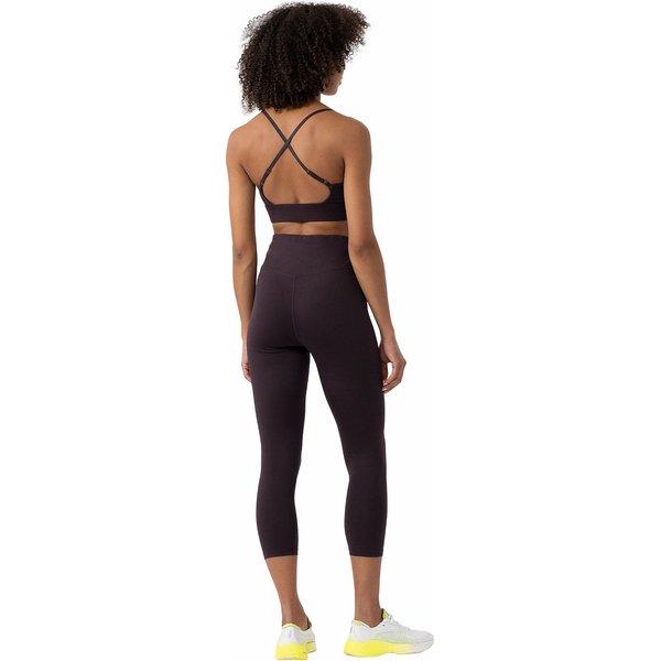 Biustonosz sportowy damski 4FAW23USBAF079 4F - burgund