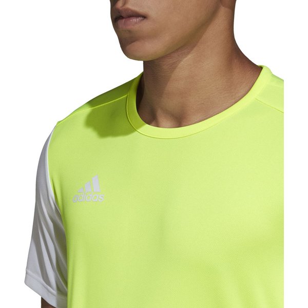 Koszulka juniorska Estro 19 Adidas - jasny żółty/biały