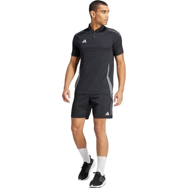 Koszulka męska Tiro 24 Competition Polo Adidas - Black/Team Dark Grey