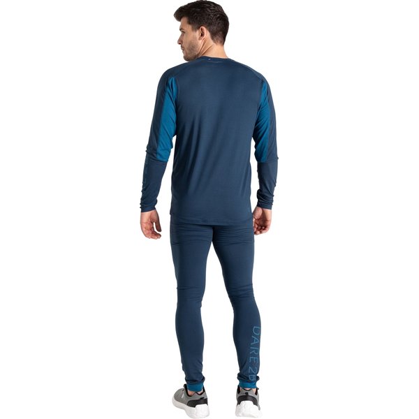 Bielizna termoaktywna męska Exchange IV Baselayer Set Dare2B - moonlight denim/kingfisher blue