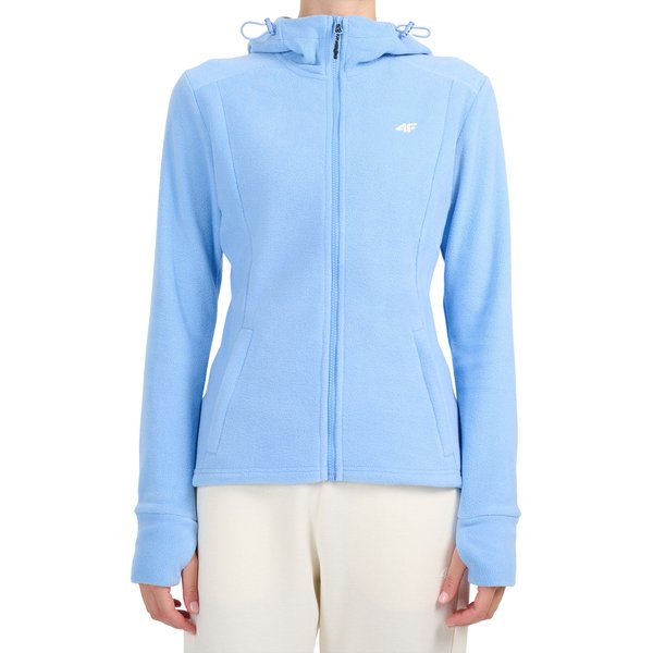 Damski polar F478 4F - denim