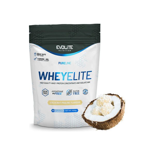 WheyElite 900g coconut praline Evolite