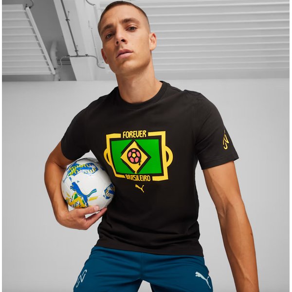 Koszulka męska Neymar Jr Football Tee Puma - Black