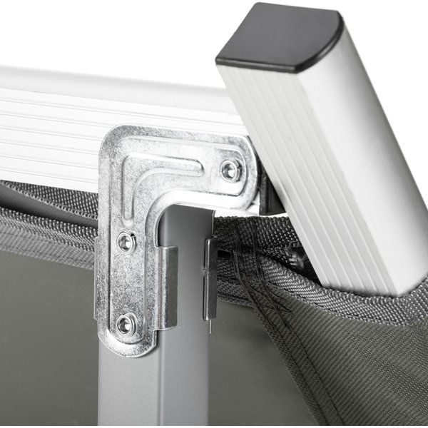 Łóżko turystyczne, polowe Kanadyjka Outtec - grafitowe