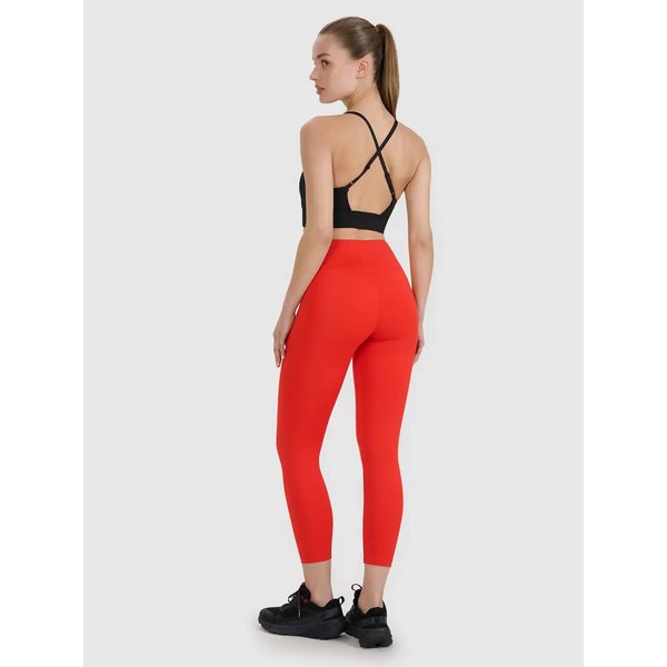 Legginsy damskie TFTIF308 4F - czerwony