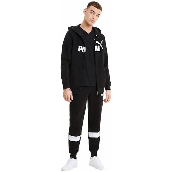 Bluza męska ESS Big Logo FZ Hoodie FL Puma - czarna